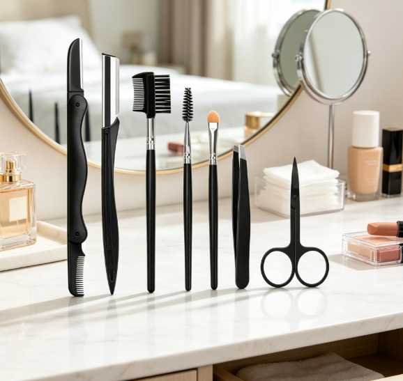 Men'S Grooming Eyebrow Shape - Kit de Depilación de Cejas 7