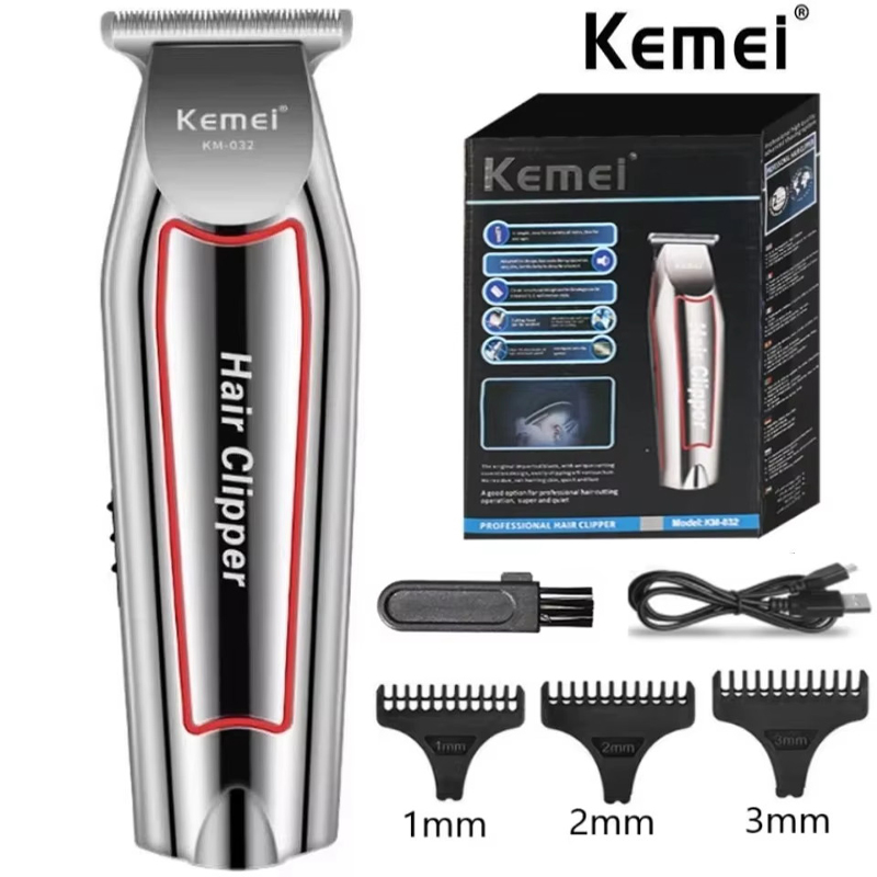 Men'S Grooming Essentials - Cortadora de Pelo Kemei KM-032, Recortadora