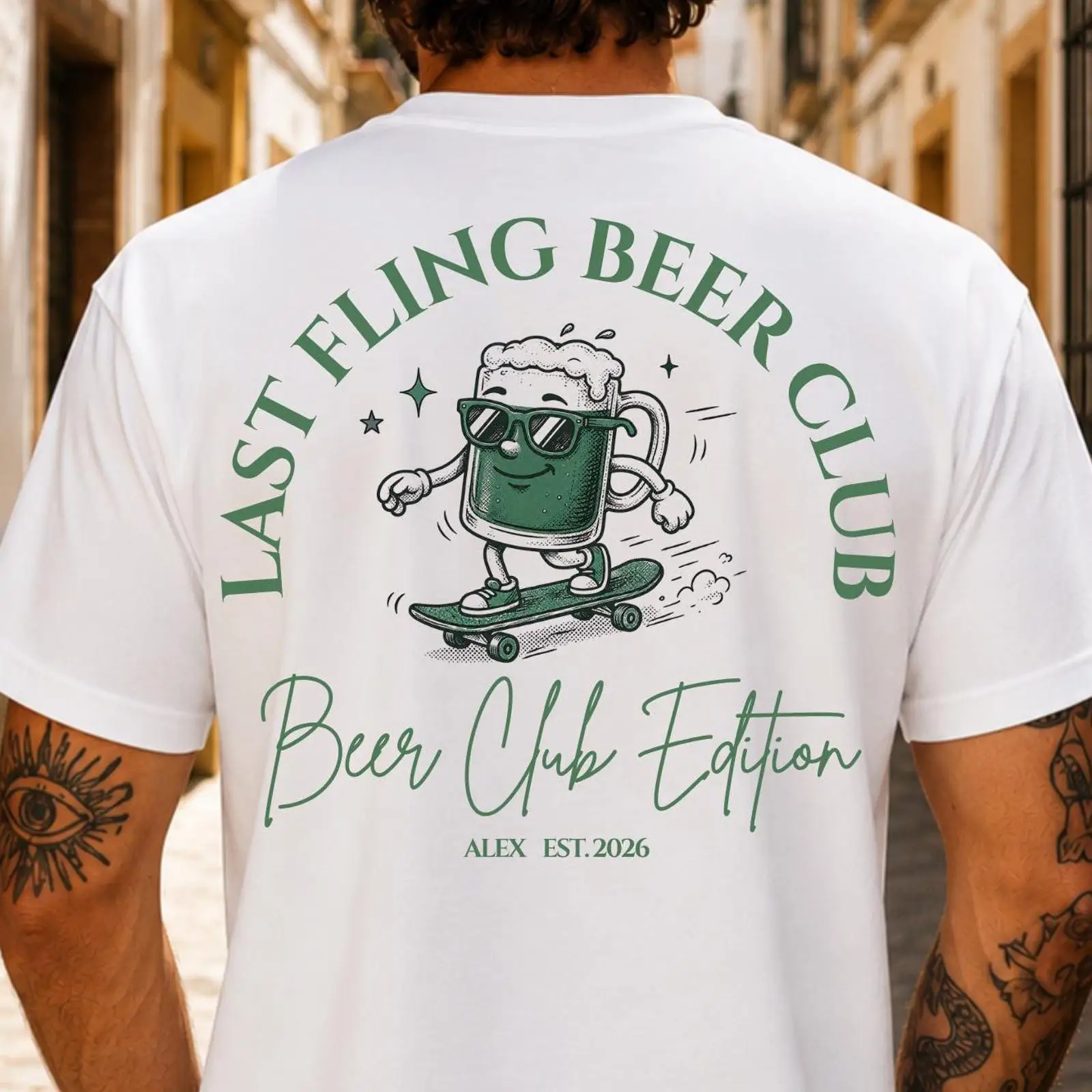 Men'S Grooming Club - Camiseta de la marca Last Fling