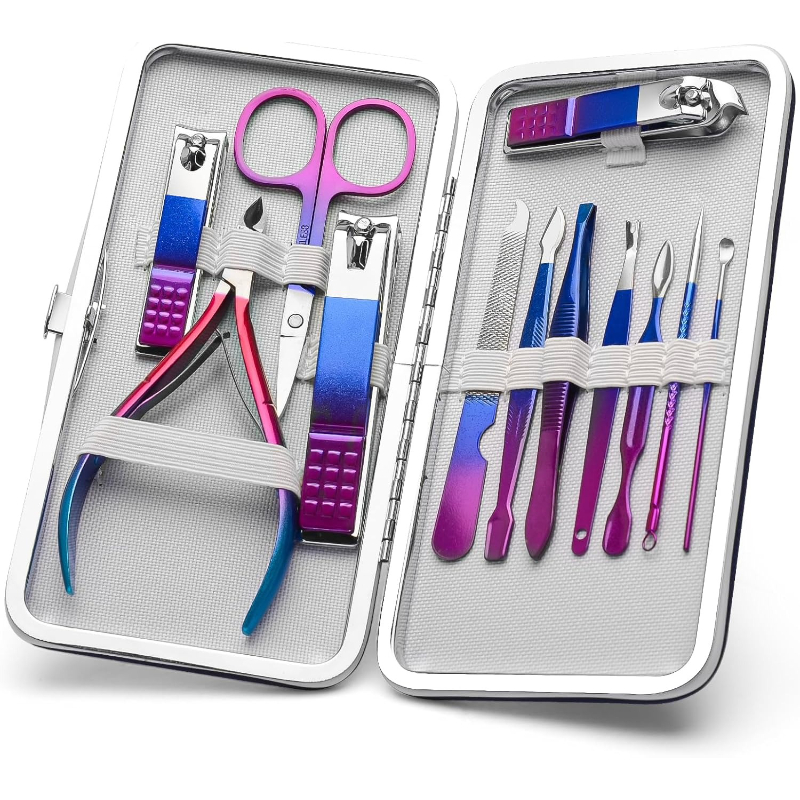 Nail Care Kit Mens - Set de manicura, cortaúñas, kit de