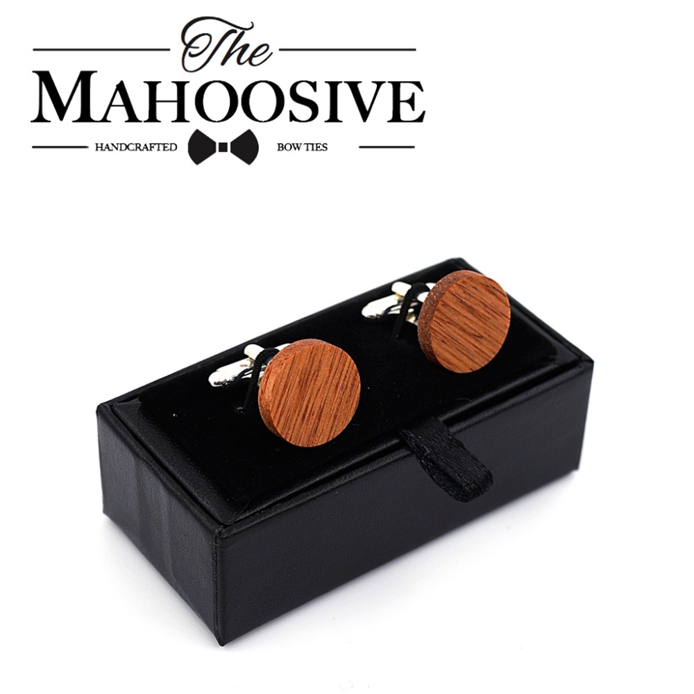 Mens Grooming Box - Gemelos de madera MAHOOSIVE, gemelos de