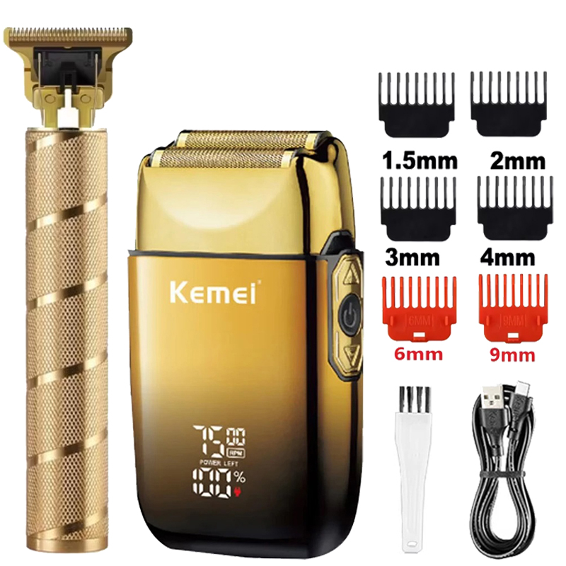 Men'S Grooming Essentials - Kemei KM-TX10 T9 Recortadora de Pelo