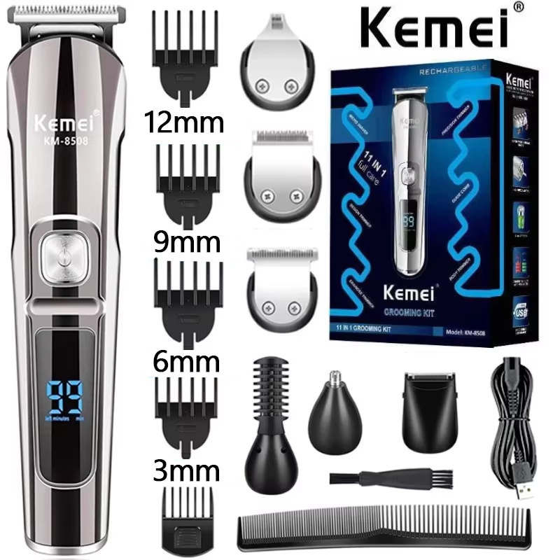 Mens Grooming Box - Recortadora de Barba y Cabello Multifunción