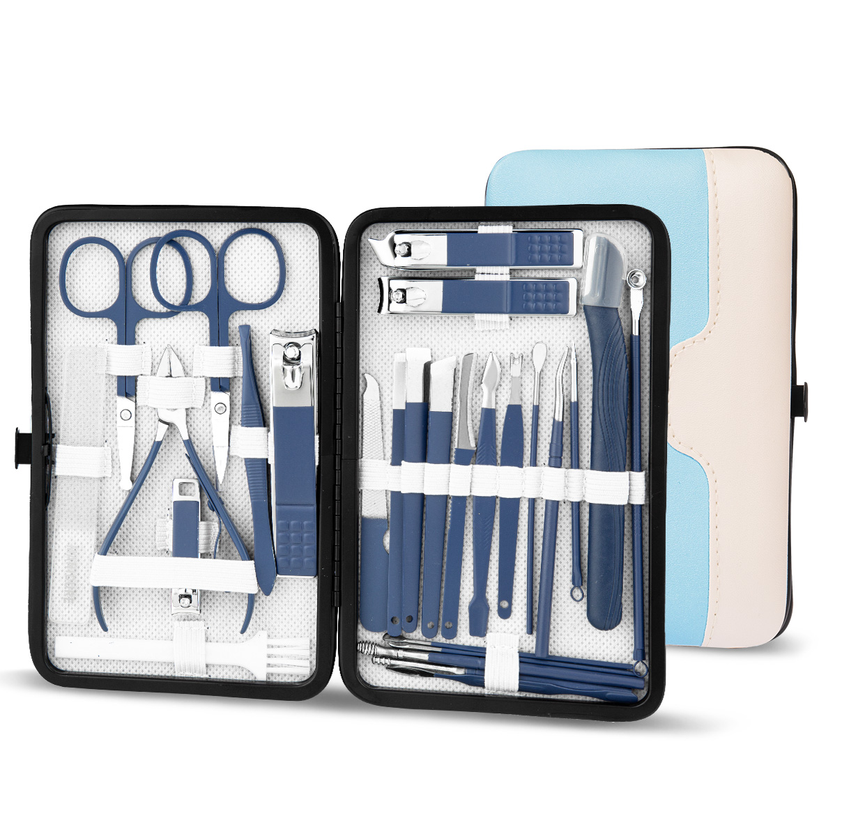 Nail Care Kit Mens - Juego de 28 Uds de manicura