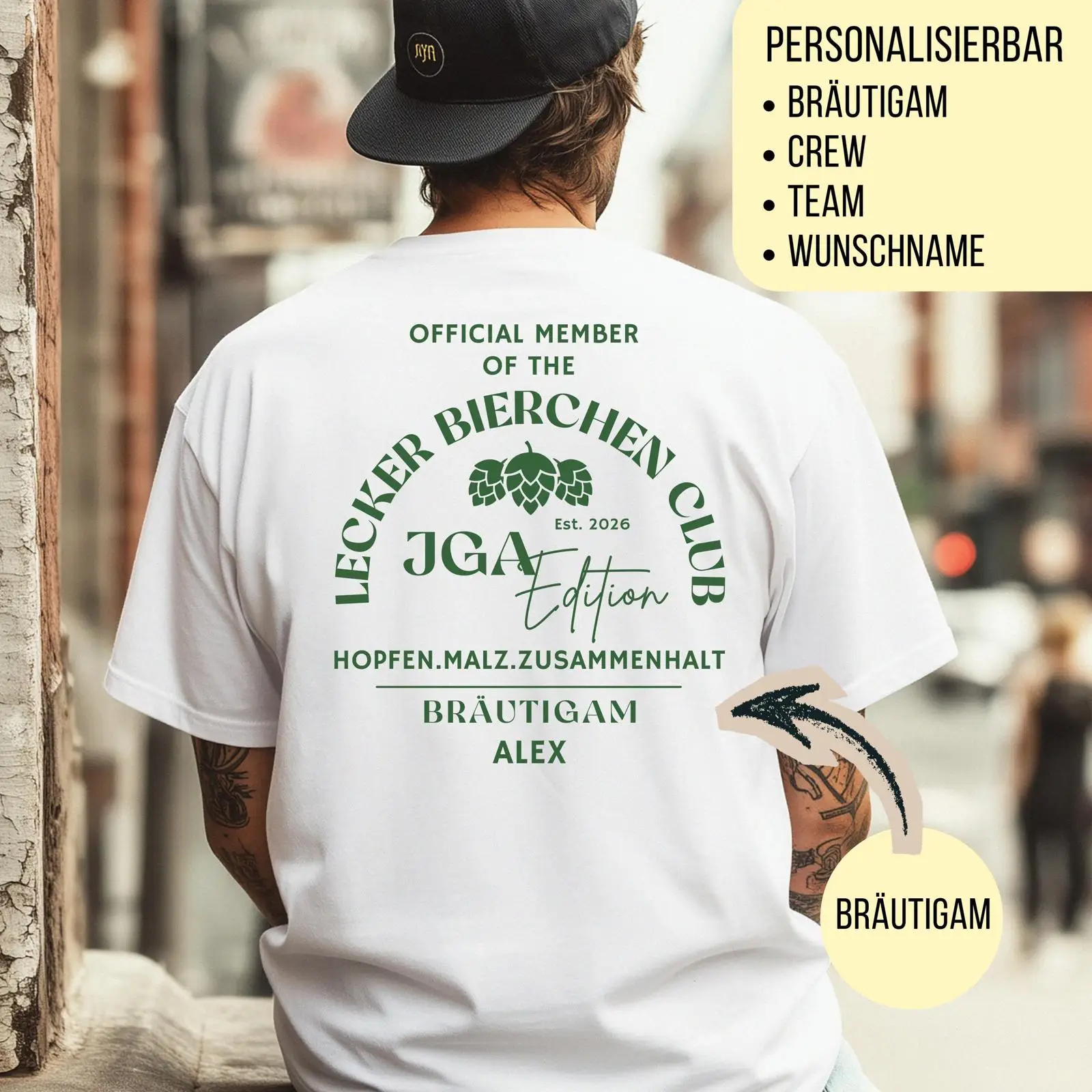 Men'S Grooming Club - Camiseta Personalizada para Despedida de Soltero,