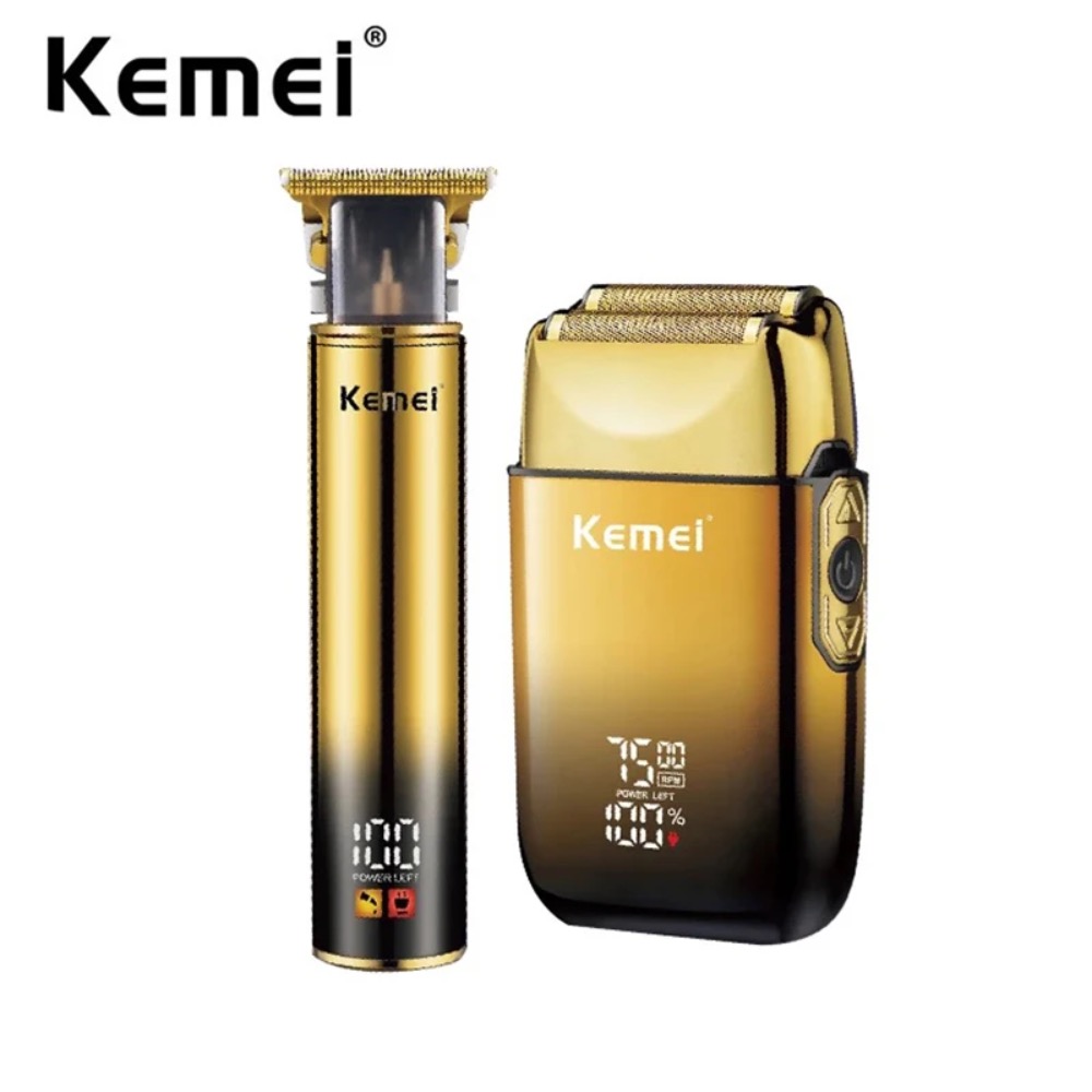 Men'S Grooming Essentials - Kemei-maquinilla de afeitar eléctrica para hombre