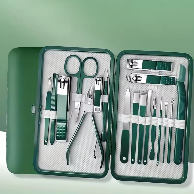 Kit de manicura y pedicura 18  - Men'S Grooming Fingernails reseña y precio