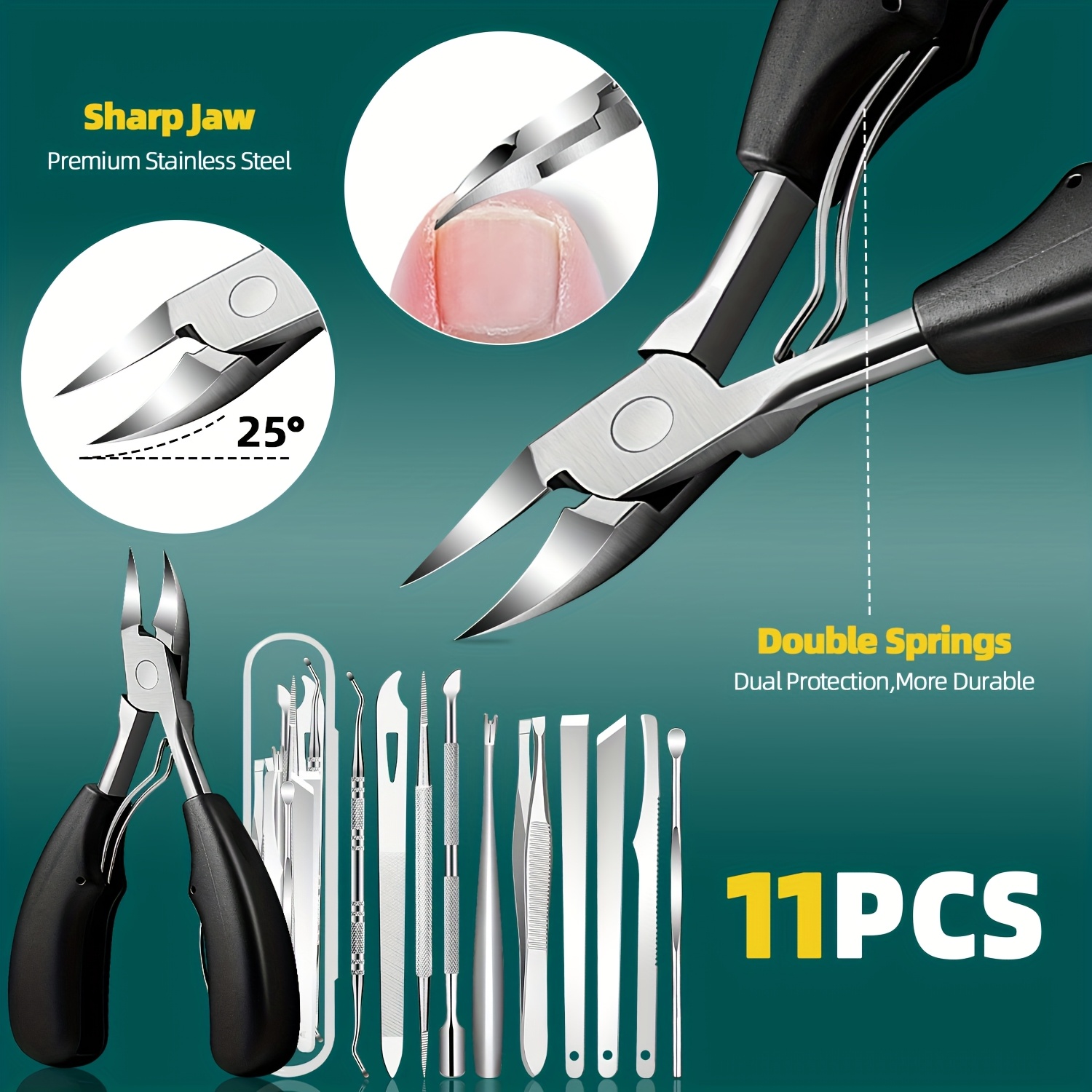 Kit de eliminación de cutícula - Nail Care Kit Mens reseña y precio