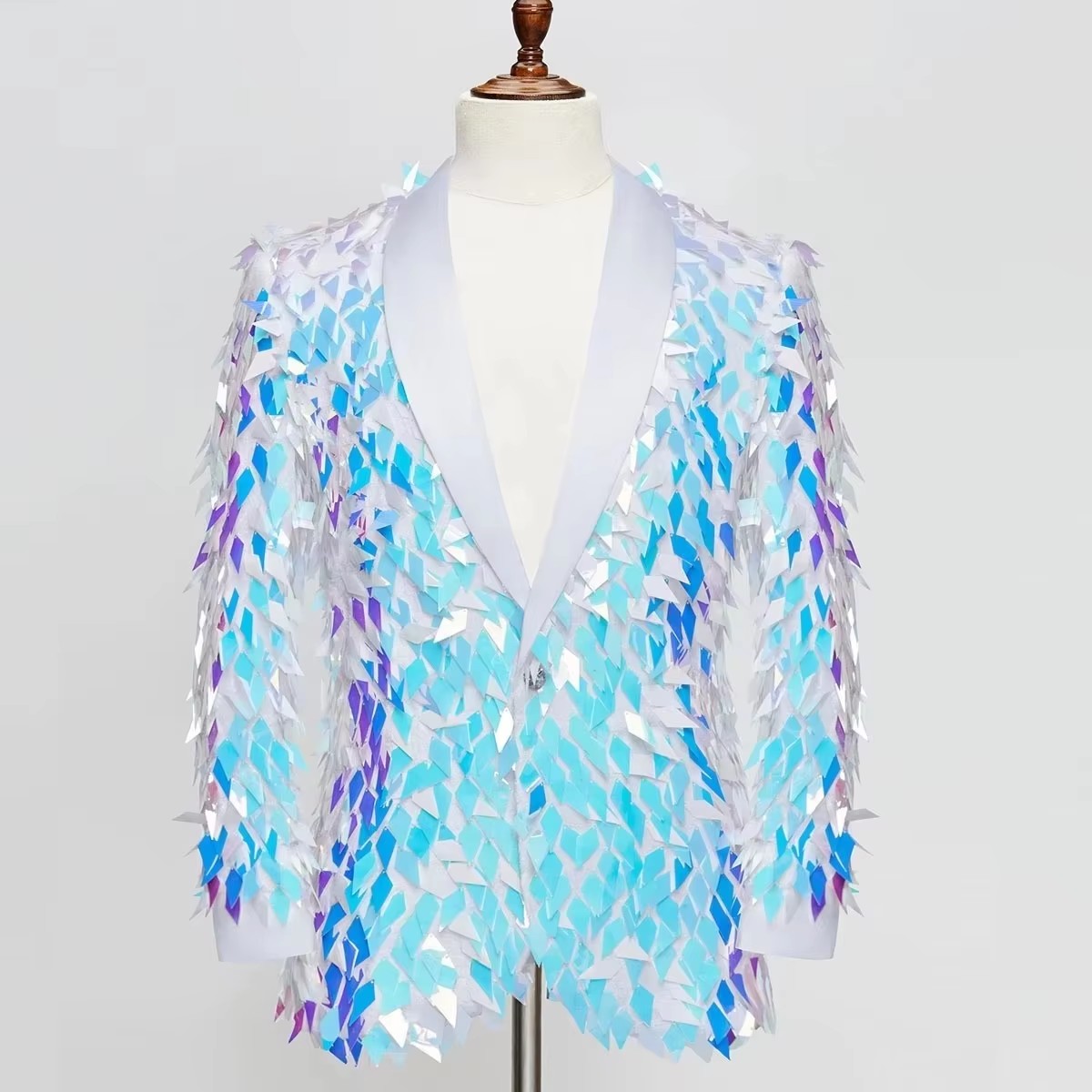 Blazer de Lentejuelas Brillant - Men'S Grooming Club reseña y precio