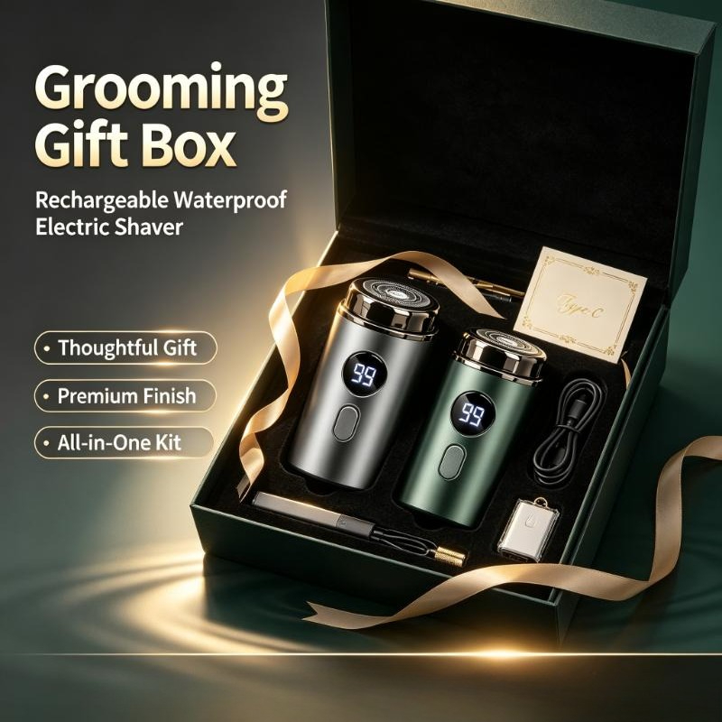 Afeitadora Eléctrica Recargabl - Mens Grooming Box reseña y precio