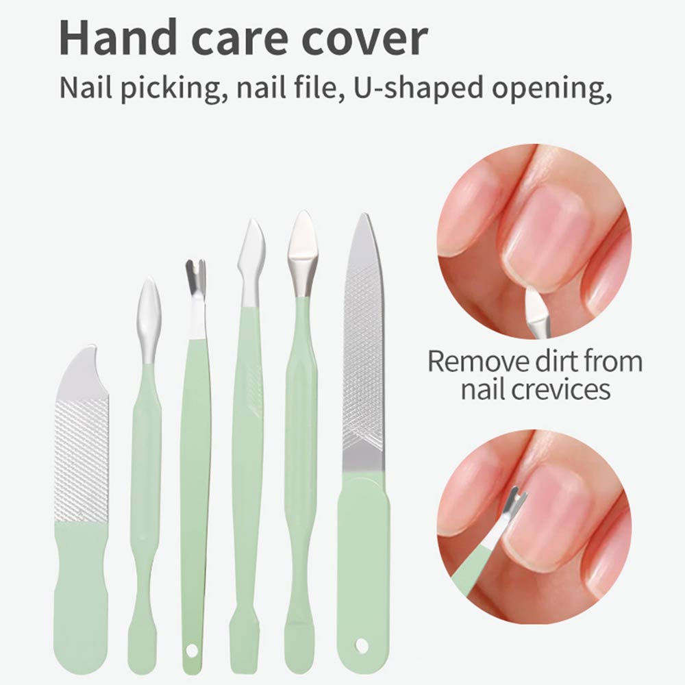 Juego de 28 Uds de manicura pa - Nail Care Kit Mens reseña y precio