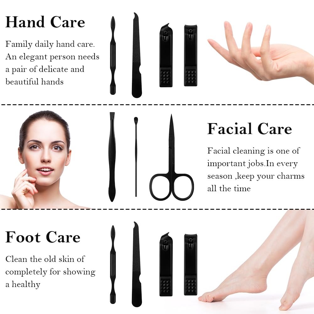 Kit de Manicura 8 en 1 para Ho - Nail Care Kit Mens reseña y precio